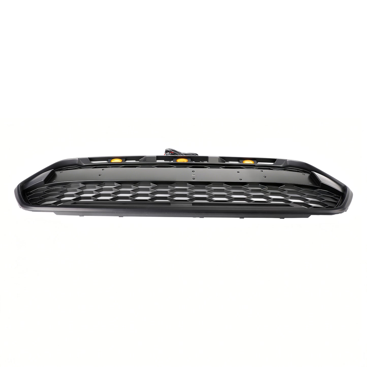 Per Ford Transit Custom Trail 2018 2019 2020-2023 con griglia paraurti anteriore nera opaca a 3 LED