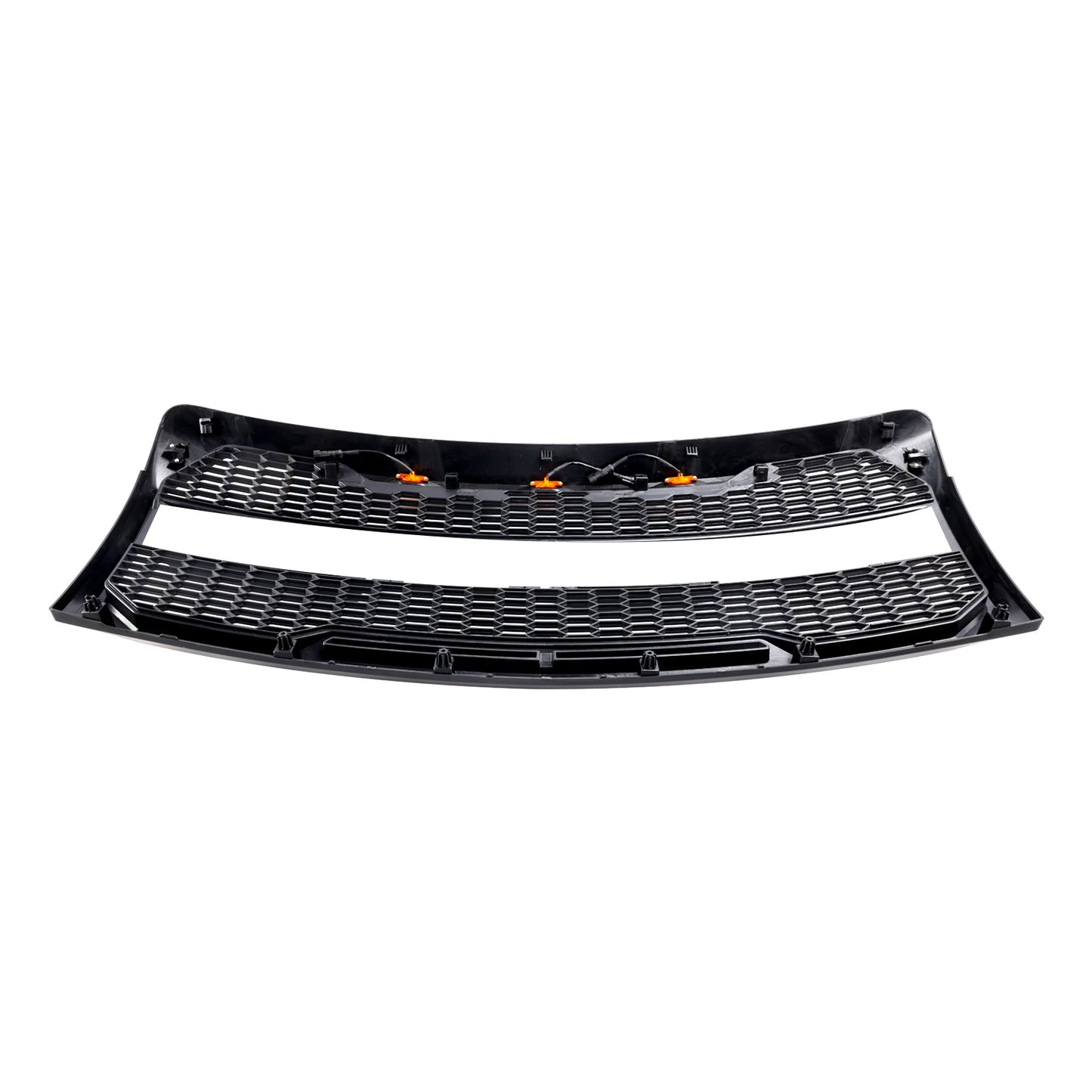 Grill per paraurti anteriore in stile Raptor con LED per Ford F150 2009-2014 Nero