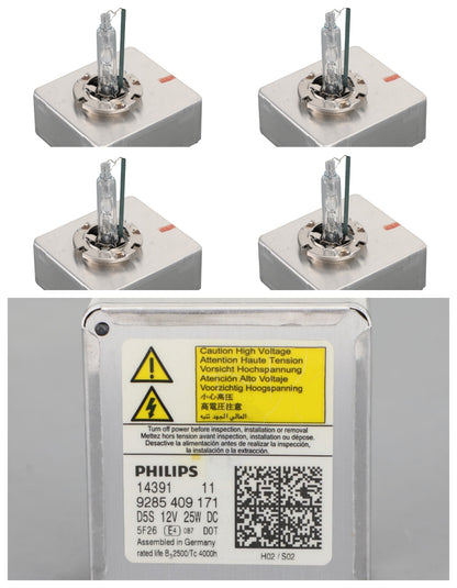 Per Philips HID D5S Xenon Lampadine per fari 12V25W 4200K Parti di ricambio