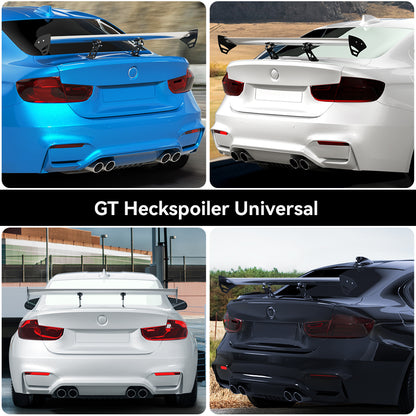 Spoiler da corsa per baule posteriore in alluminio leggero regolabile universale GT generico