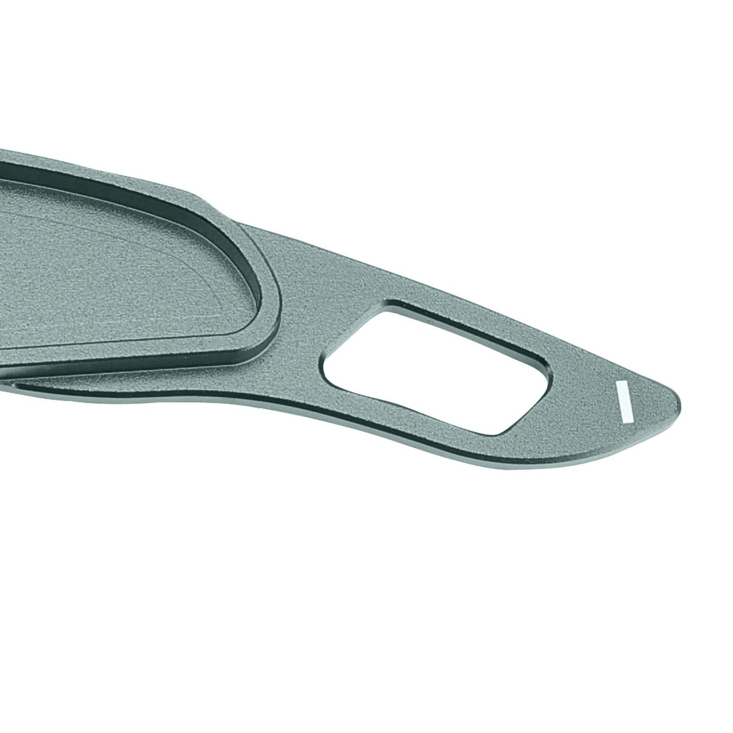 Palette del cambio al volante per Mitsubishi ASX 2013-15, in alluminio grigio