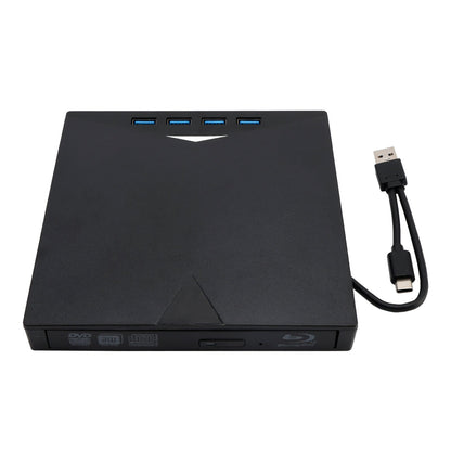 Masterizzatore BD 7 in 1 esterno USB 3.0, lettore DVD, CD, registratore 3D, lettore di film.