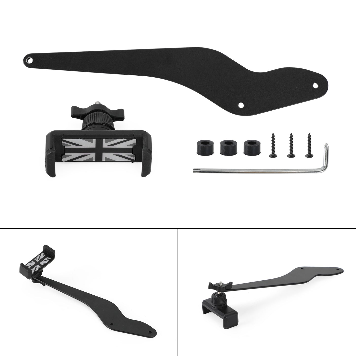 Auto Telefono Titolare Montaggio Grigio Per MINI Cooper R50/R52/R53