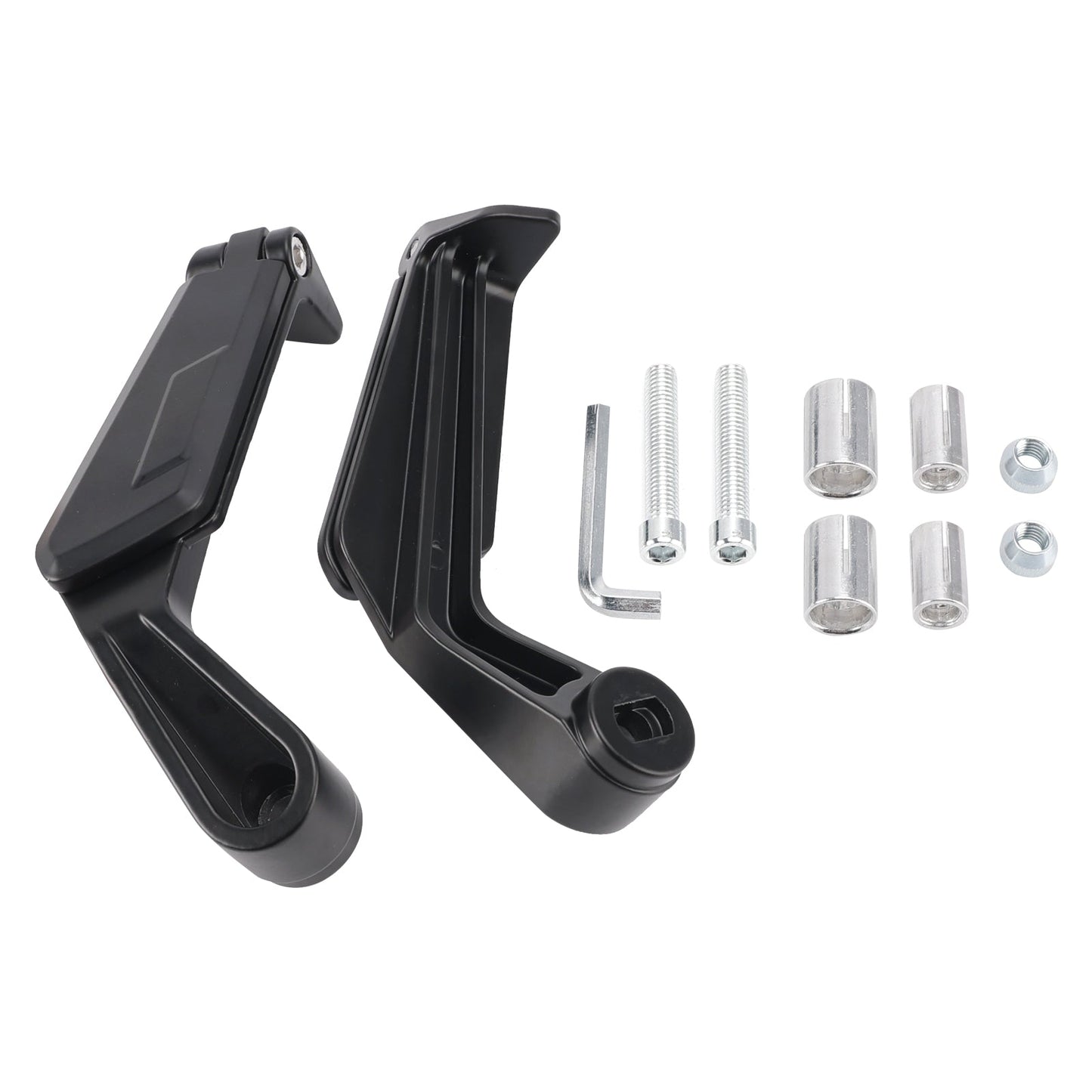 Coppia di protezioni per leve con specchietti retrovisori pieghevoli per mini moto da 22 mm