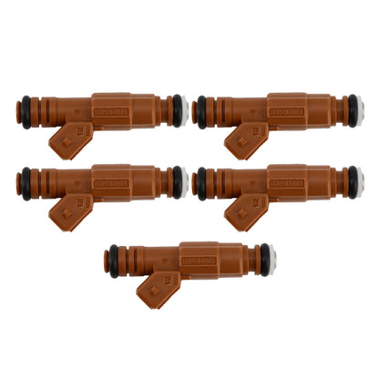 Iniettore di carburante 5 pezzi 0280155831 adatto per Volvo S60 S80 C70 XC90 2.4L 2.5L 1998-2009