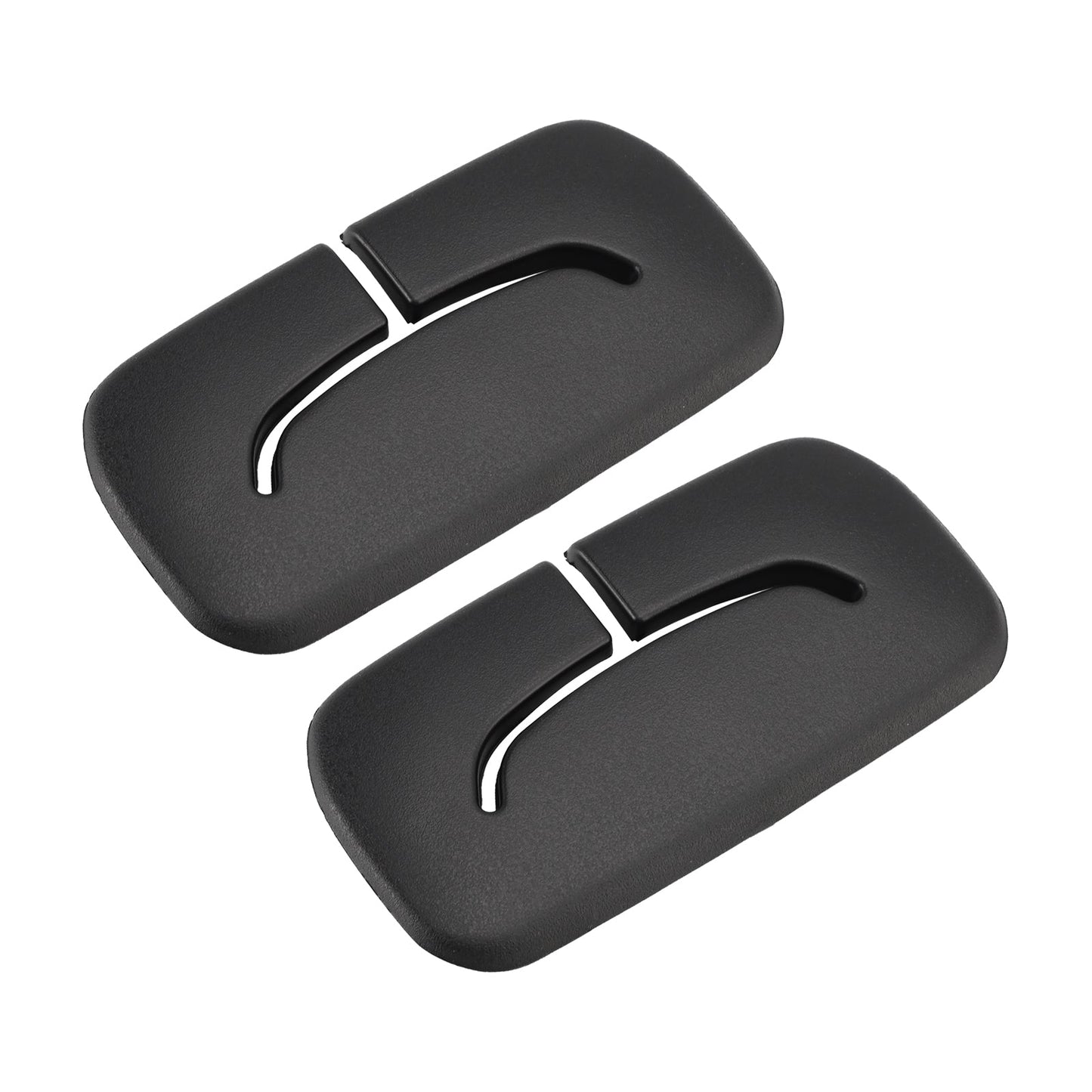 2 cornici nere per cinture di sicurezza posteriori 1AP31DX9AA per Jeep Wrangler JK 2011-2018