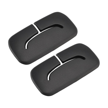 2 cornici nere per cinture di sicurezza posteriori 1AP31DX9AA per Jeep Wrangler JK 2011-2018