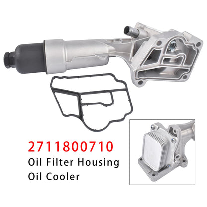 Alloggiamento filtro olio motore per Mercedes-Benz C230 W203 C203 1.8L L4, anni 2003-2005, codice 2711800610.