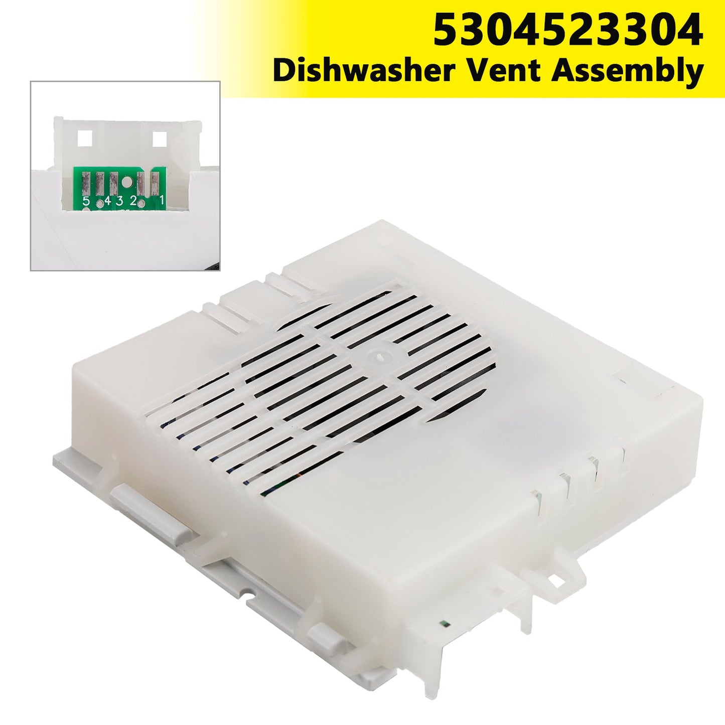 5304523304 154861101 Gruppo sfiato lavastoviglie per lavastoviglie Frigidaire Kenmore