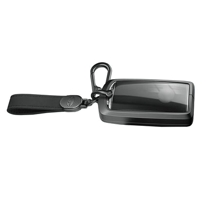Custodia per chiave auto in TPU nero in lega di alluminio con fibbia per Mazda CX-4 CX-5