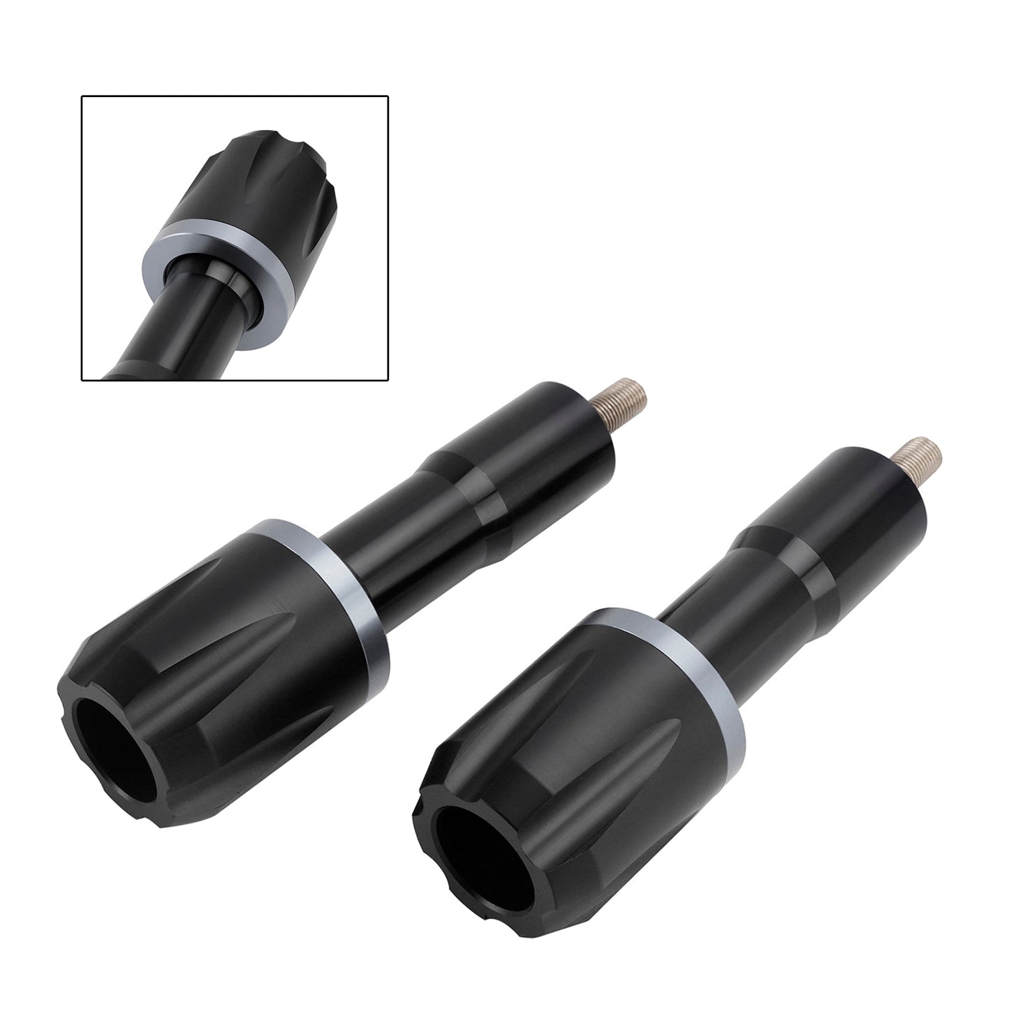 Protezione Slider Antiurto per Telaio in Alluminio Yamaha Yzf-R7 2021-2023, Blu e Nero