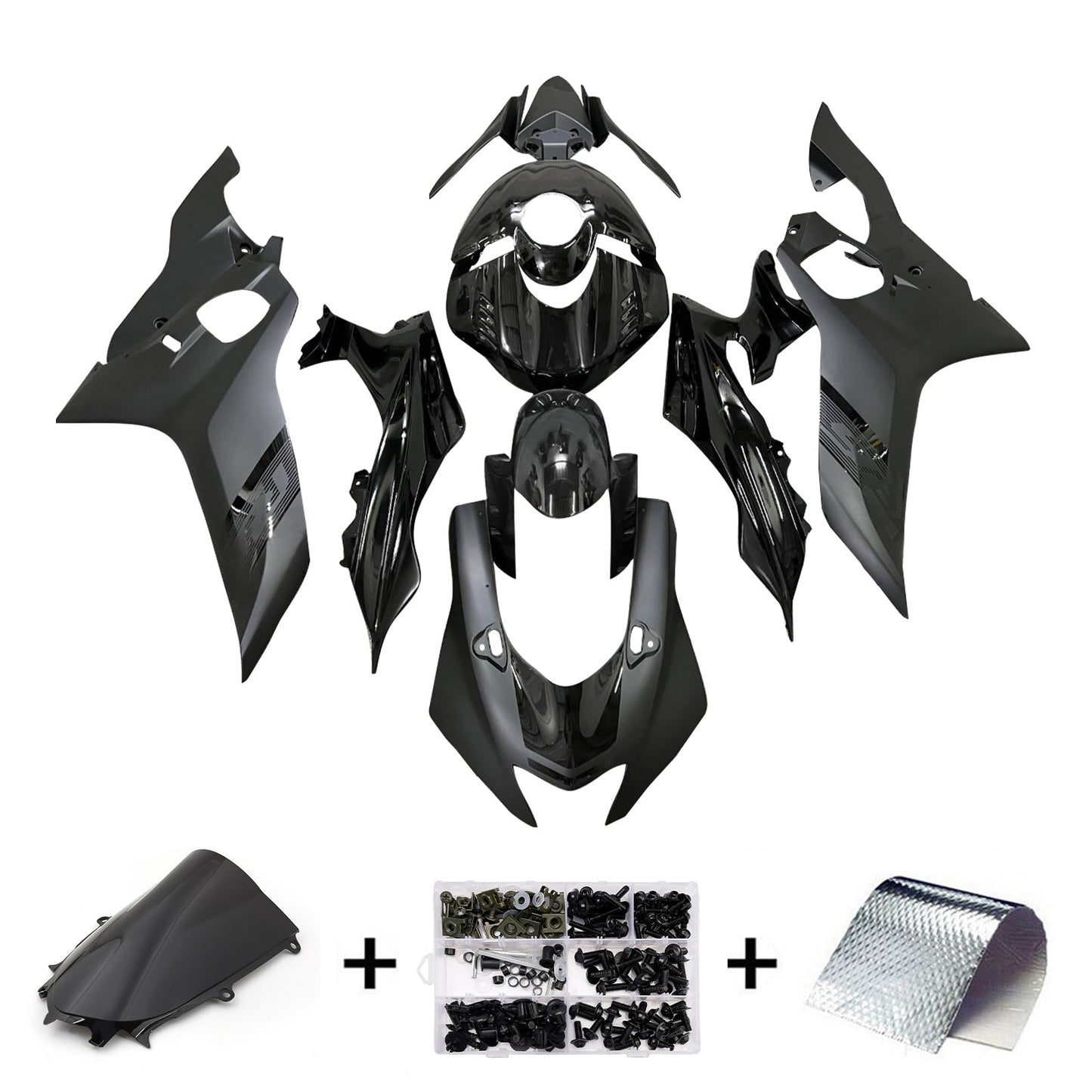 Kit carenatura iniezione in plastica ABS adatto per Yamaha YZF-R6 2017-2023