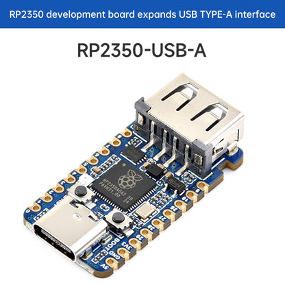 Scheda di sviluppo USB Raspberry Pi RP2350A con microcontrollore a doppia architettura