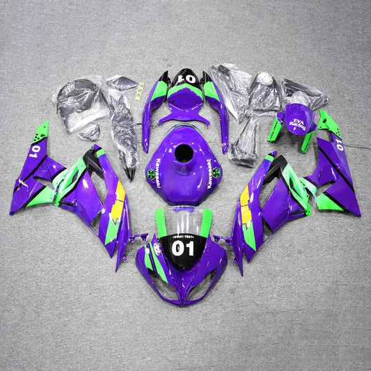 Kit carenatura iniezione in plastica ABS adatto per Kawasaki ZX6R 636 2009-2012