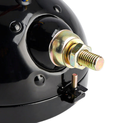 Faro fendinebbia a 9 lampadine personalizzato da 5,75"" nero per Bobber Chopper Racer