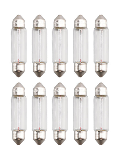 10 lampadine tubolari per auto C5W SV8.5 41MM 6424 24V 5W per OSRAM