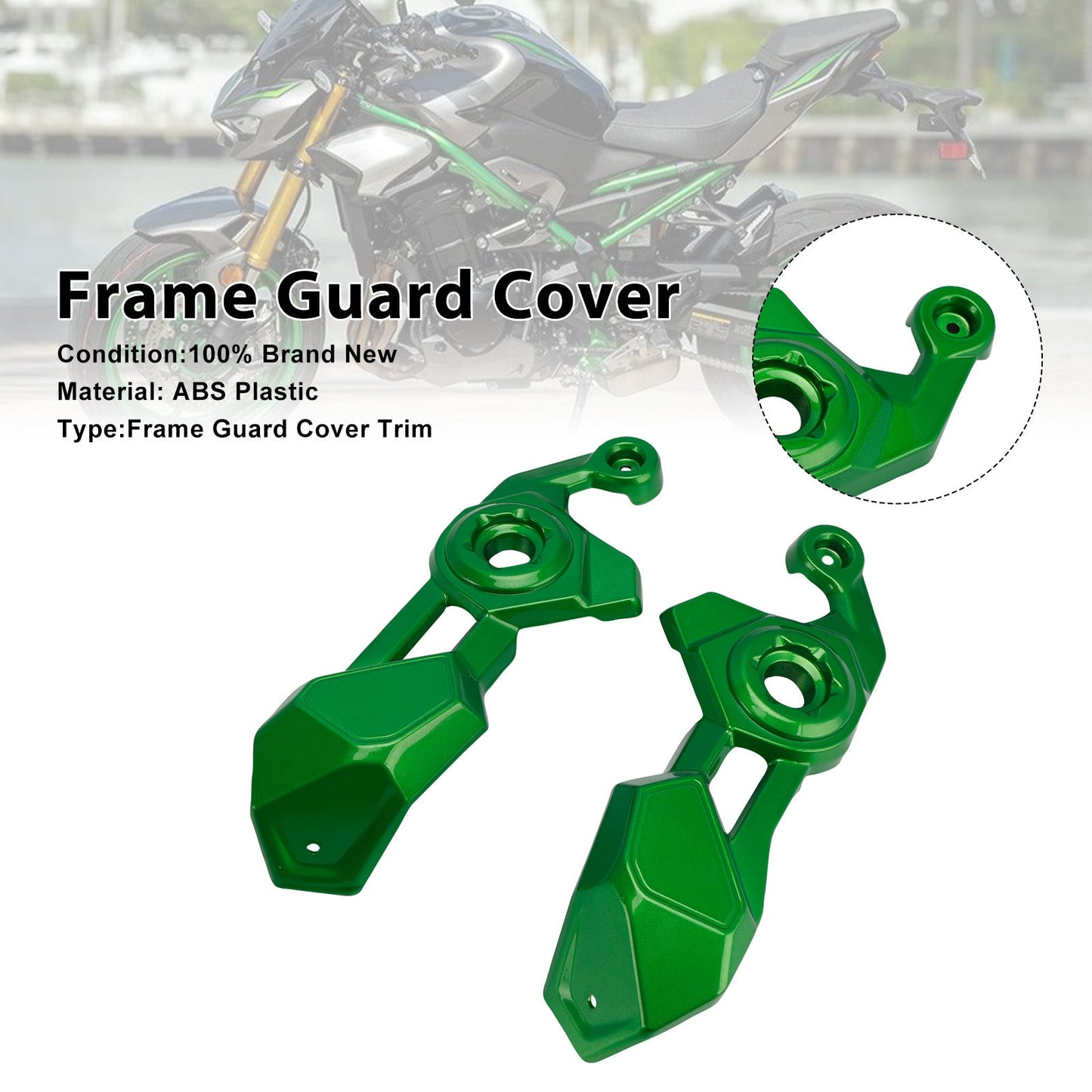 Carenatura di protezione del pannello di copertura laterale del telaio per Kawasaki Z900 2025-2026