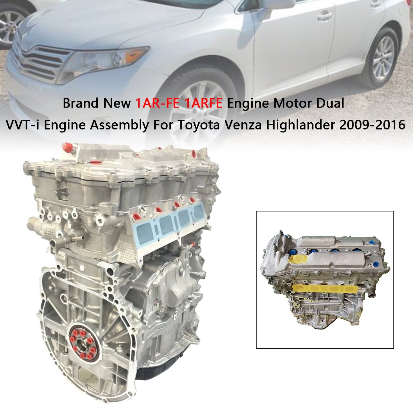 Nuovo motore 1AR-FE 1ARFE con doppio motore VVT-i per Toyota Venza Highlander