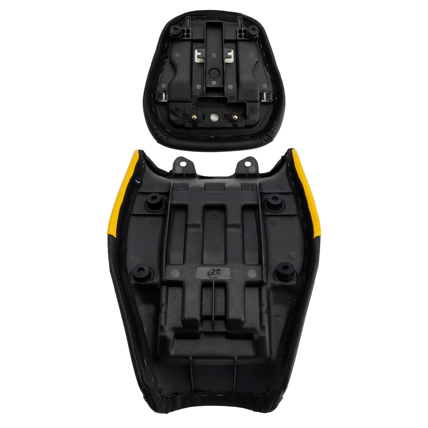 Cuscino inferiore per sella conducente e passeggero Suzuki V-Strom250Sx 2024-2025, colore giallo.