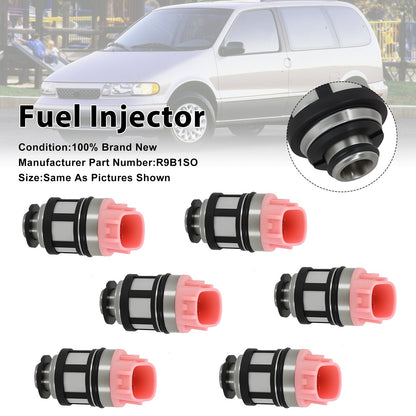 Iniettori di carburante a 6 pezzi per Infiniti QX4 3.3L V6 (1997-2000) codice 16600-9S205