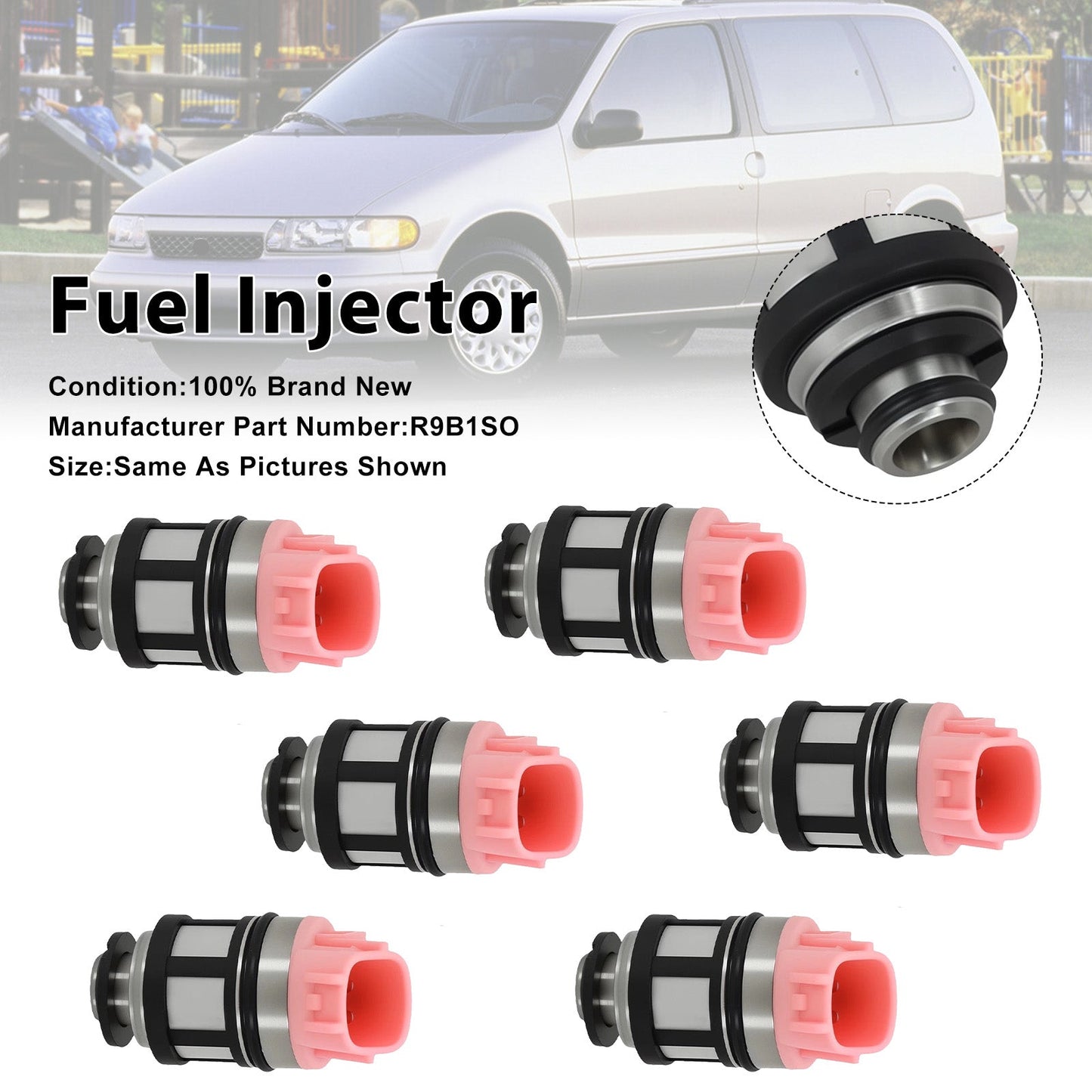 1999-2002 Per Mercury Villager 3.3L V6 6 iniettori di carburante 16600-1B000