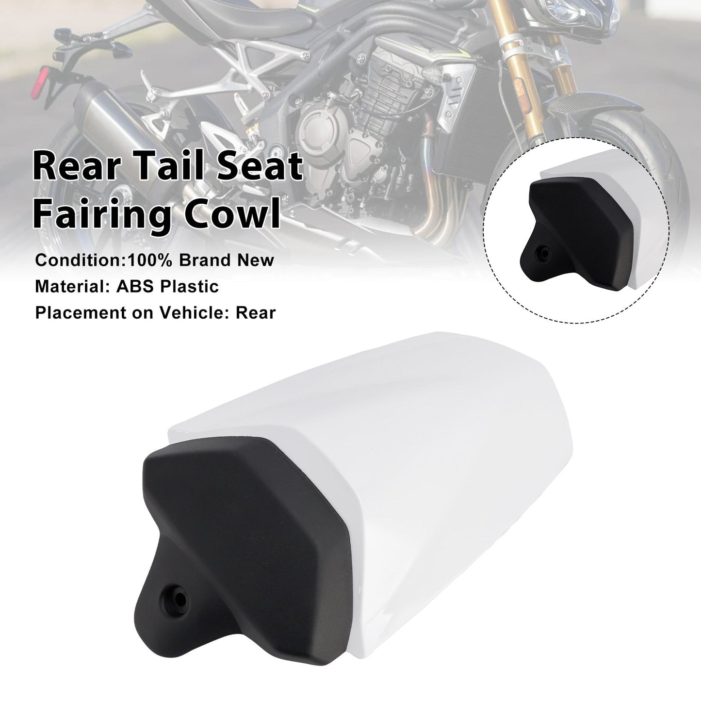 2025-2026 Per Speed Triple 1200 RS Copertura cupolino posteriore sella