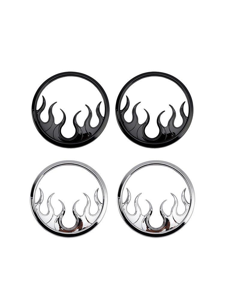 Griglie per altoparlanti Flame Accent Trim Cover per Touring Electra Glide Ultra Classic