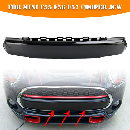 Copri targa anteriore nero lucido Per Mini F55 Cooper S 09/13-12/21 51117337791