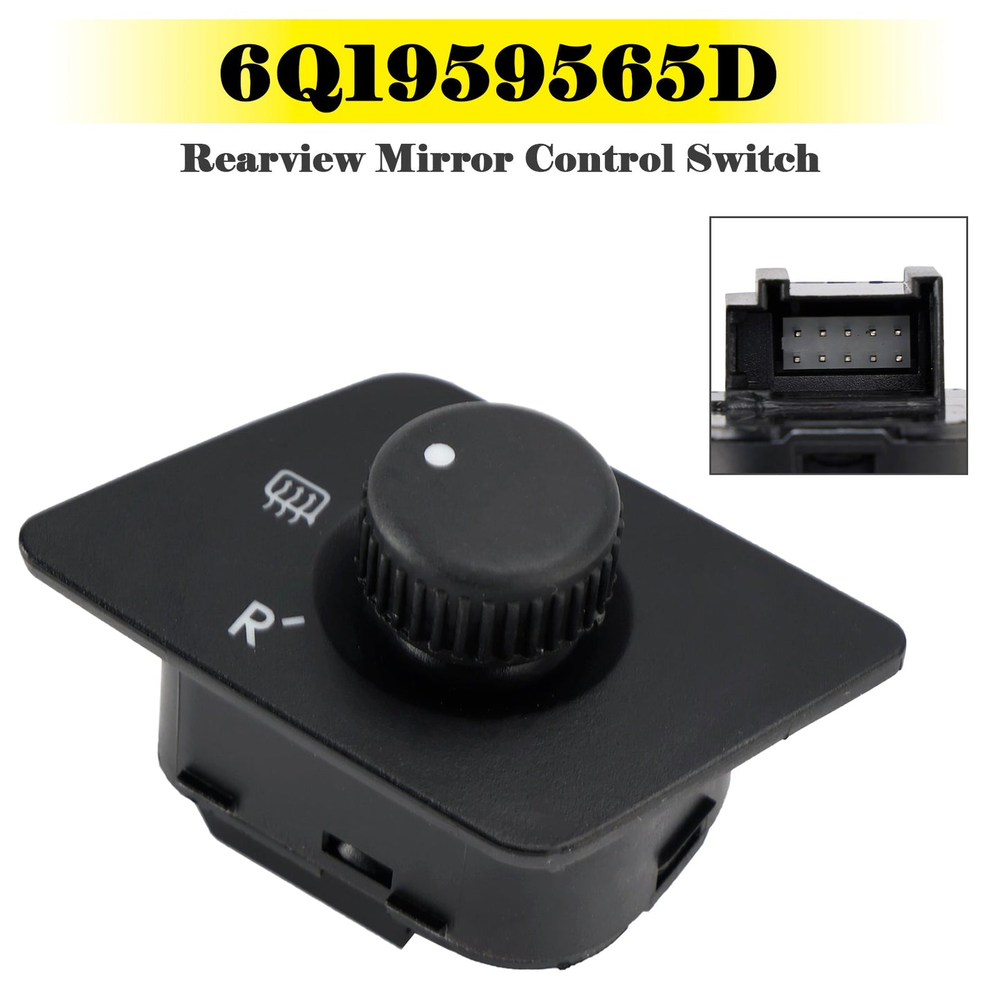 Interruttore di controllo dello specchietto retrovisore 6Q1959565D per Volkswagen Polo 2001-2014