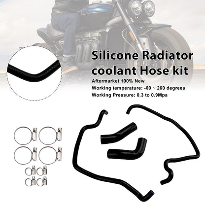 Kit di tubi flessibili in silicone per il liquido di raffreddamento del radiatore della Rocket 3 (2019-2024)