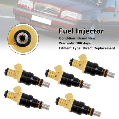 5 pezzi Iniettore carburante 0280150779 Adatto per Volvo 850 2.4L 2.0L I5 1991-1997 852-12141