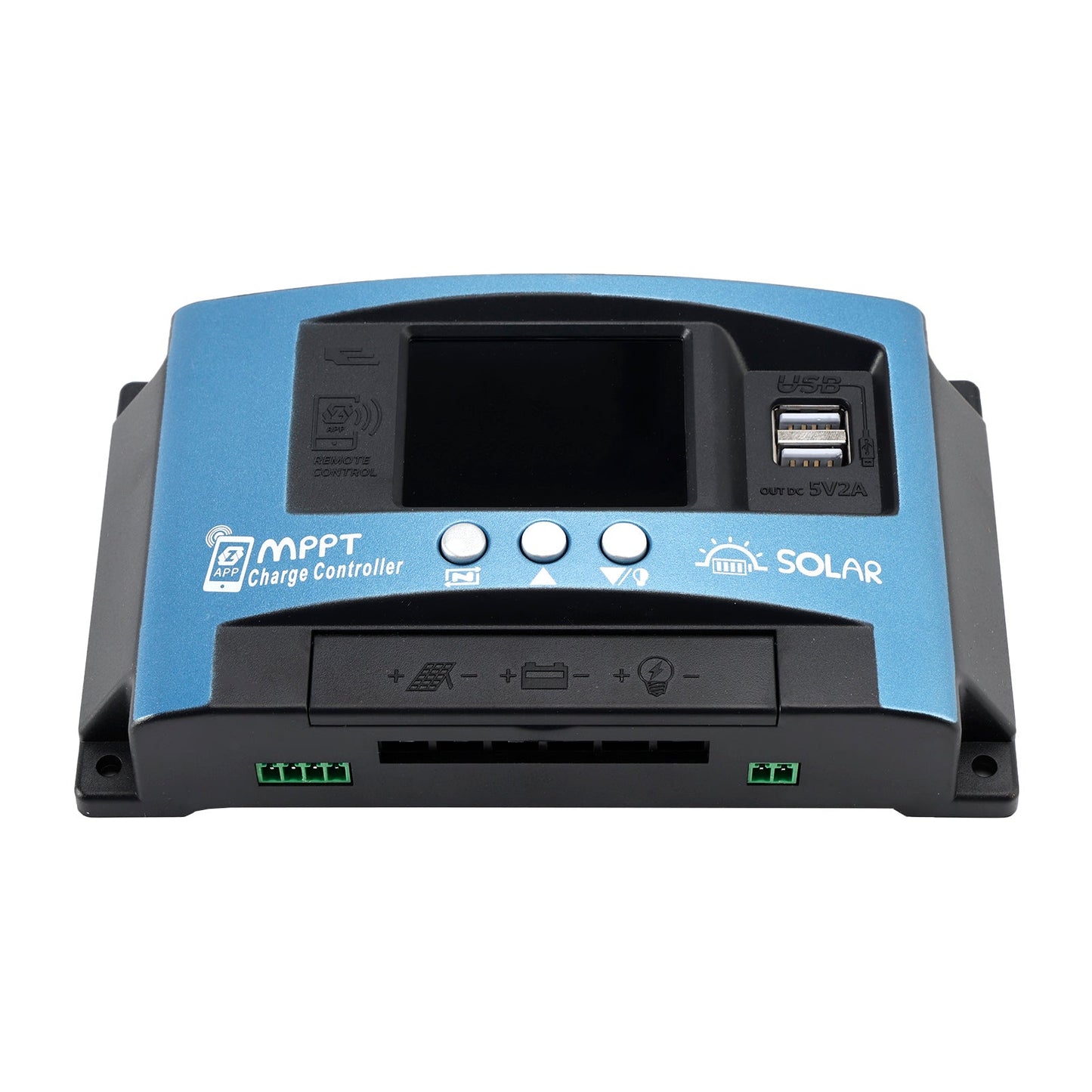 Regolatore solare MPPT 30A/60A/100A con monitoraggio della temperatura Bluetooth e ricarica