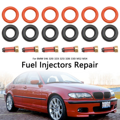 BMW E46 320i 323i 325i 328i 330i M52 M54 Kit di riparazione iniettori carburante 13537546244 13641437487