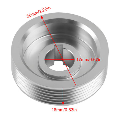 Puleggia 22-560/580 con chiave, diametro esterno 56 mm e foro 17 mm