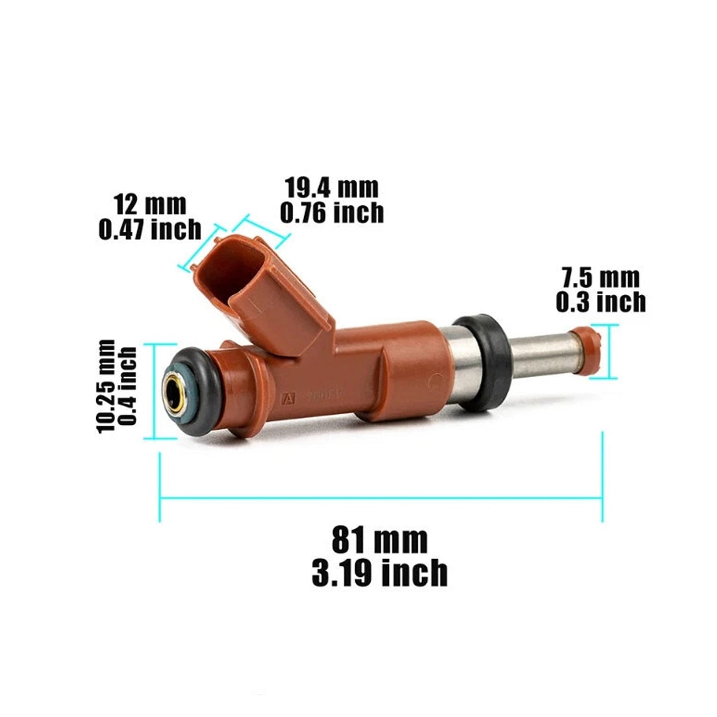 1 pz iniettore carburante per Toyota Camry Sienna Lexus RX350 3.5L V6 07-15 23250-31050