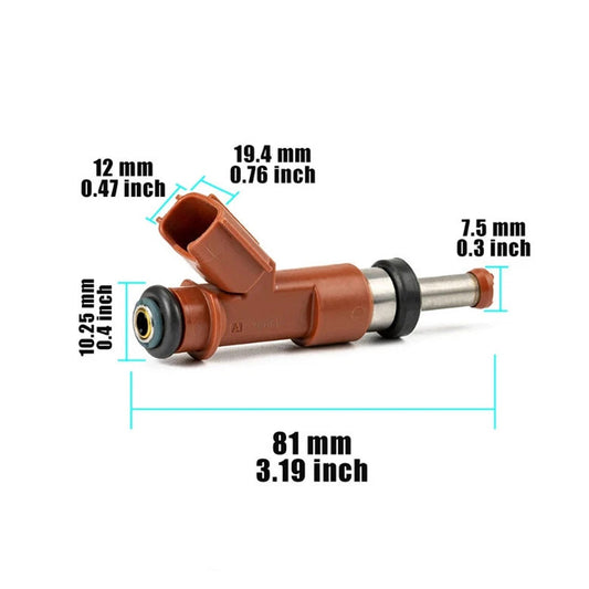 1 pz iniettore carburante per Toyota Camry Sienna Lexus RX350 3.5L V6 07-15 23250-31050