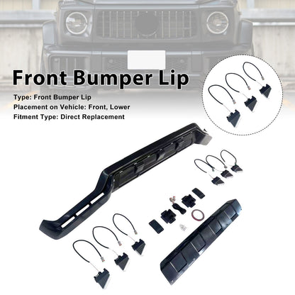 Diffusore anteriore per paraurti compatibile con Mercedes Benz Classe G W465 G63 2025+ PP