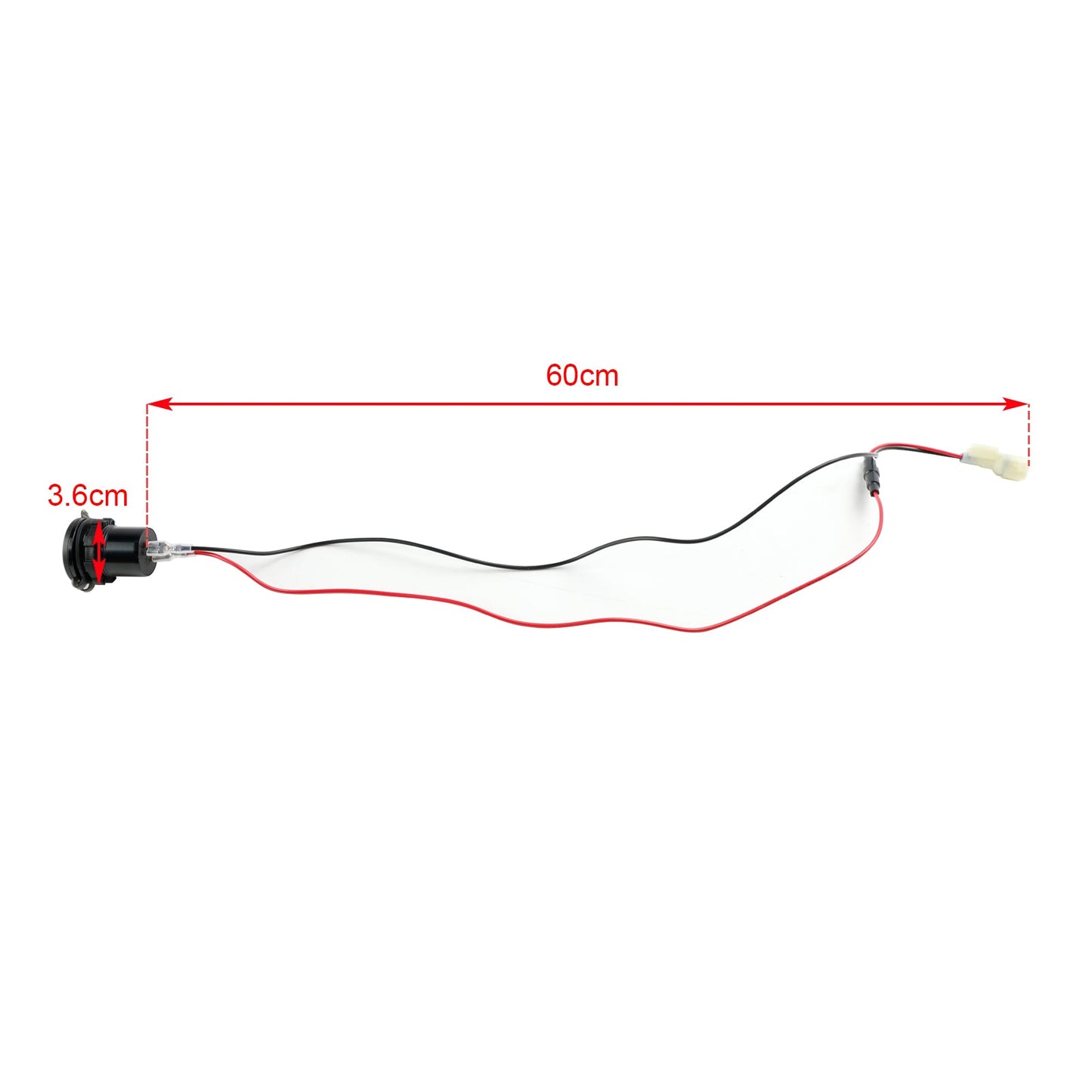Caricabatterie da presa 12V USB+C tipo rapido per Kawasaki Versys 650 2022-2024