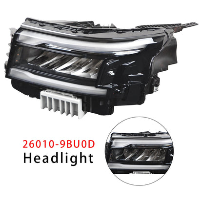 Faro anteriore sinistro a LED con luci diurne (DRL) per Nissan Frontier 2022-2025, codice 26010-9BU0D