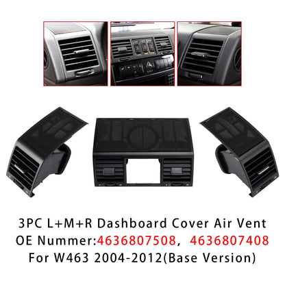 2004-2012 Mercedes-Benz G500 5.0L 5.5L 3 pezzi Griglia di copertura della presa d'aria A/C 4636807508 A4636807508