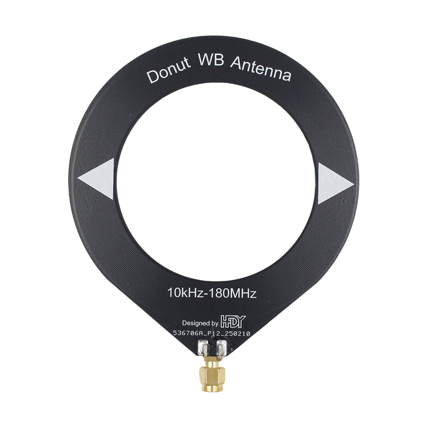 Antenna ad anello a ciambella con copertura a banda completa da 10 kHz a 180 MHz per onde corte/onde medie SDR