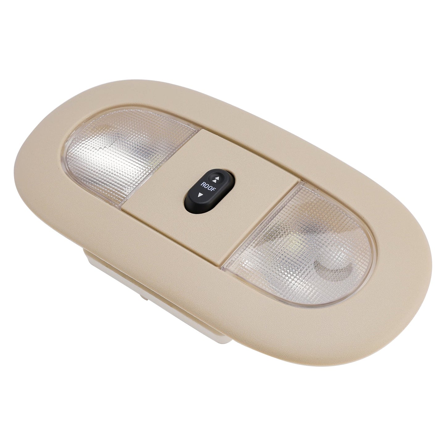 Interruttore per luce LED del tetto apribile nella console superiore 8C3Z-25519A70-AB Beige per Ford F250 F350 F450