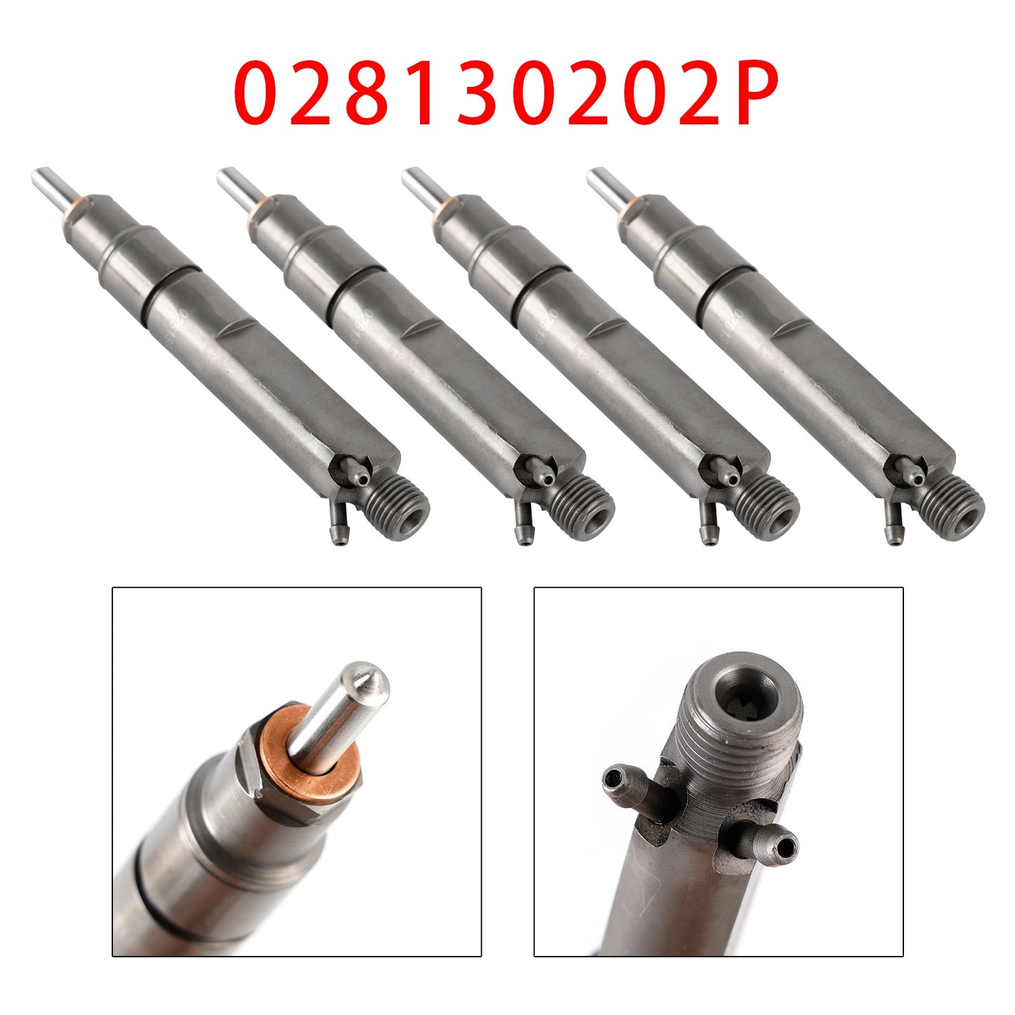 4 pezzi iniettori di carburante per Volkswagen Golf Jetta Beetle 1.9L Diesel 028130202P