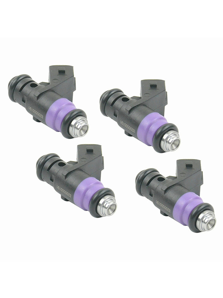 4 iniettori di carburante per Renault Clio Laguna Megane Scénic 1.4 1.6 8200132259