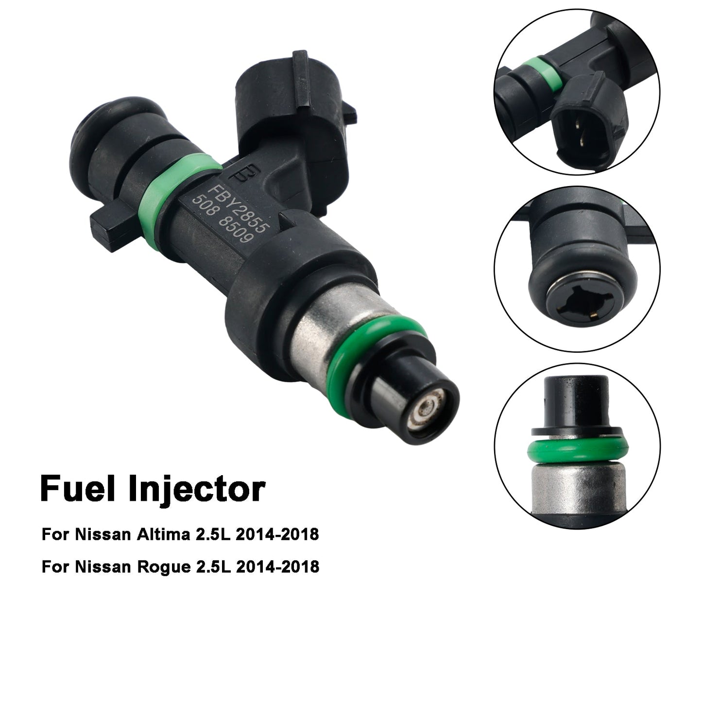 1 pz. Iniettore carburante 16600-9HP0A per Nissan Altima 2015-2017 2.5L I4 FBY2855