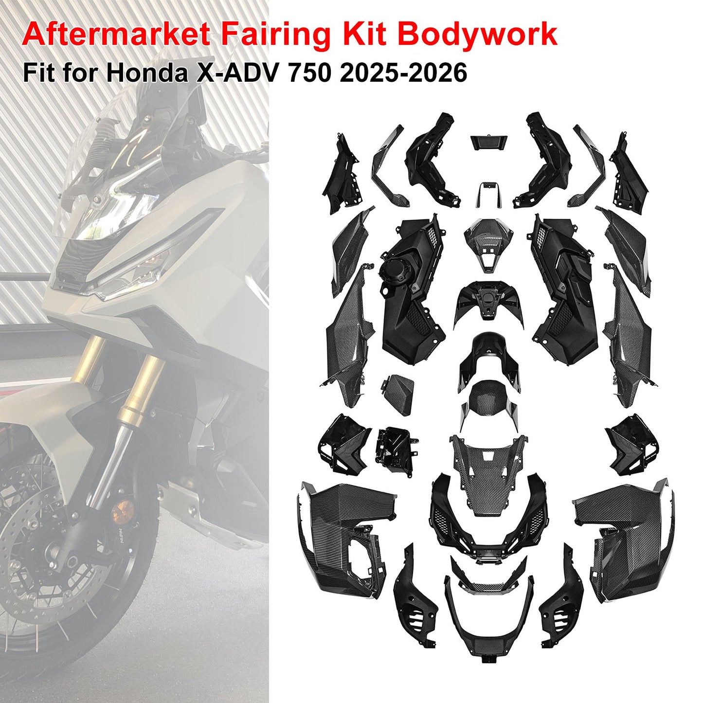 Kit di carene stampate a iniezione per Honda X-ADV 750 2025-2026