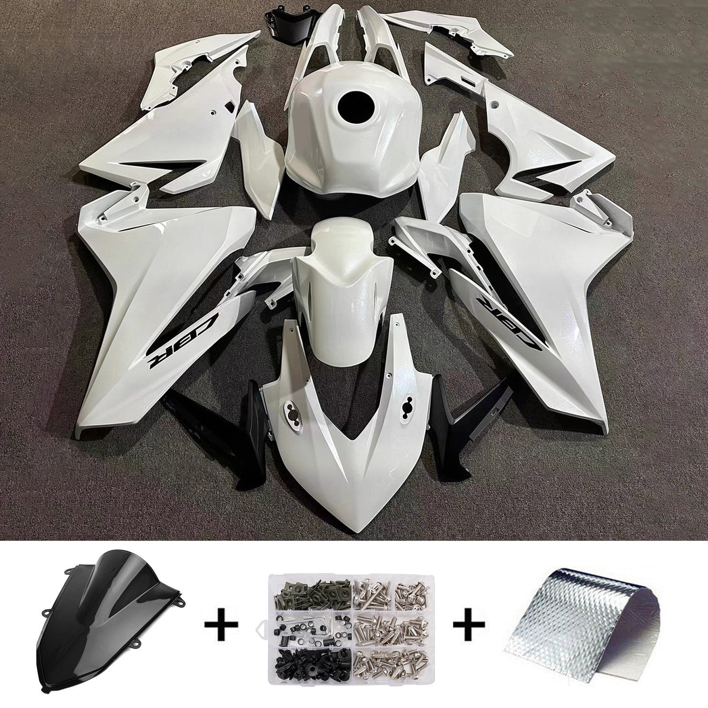 Kit di carene in plastica ABS stampate a iniezione per Honda CBR500R 2022-2023