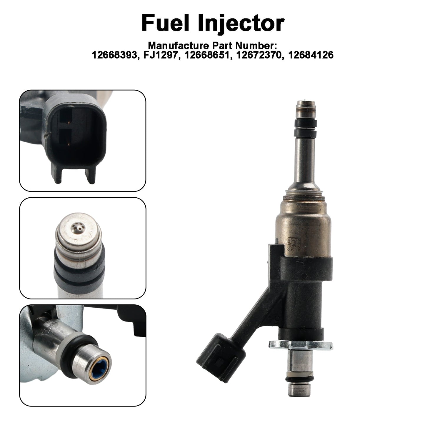 1 pz Iniettore carburante 12668393 Adatto Cadillac Escalade 2015-2018 Adatto Camaro 16-18