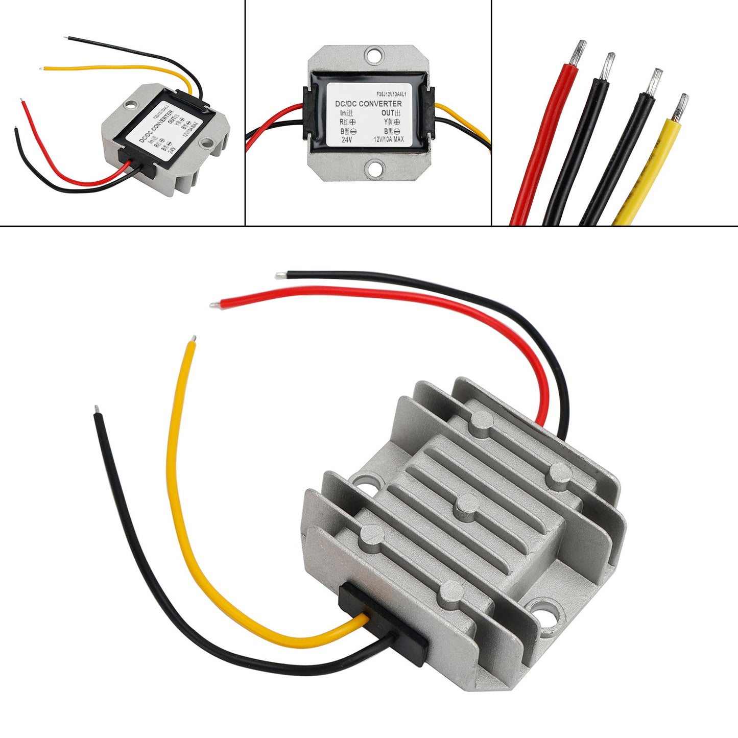 Convertitore di potenza DC/DC step-down impermeabile da 24 V a 12 V 10 A 120 W