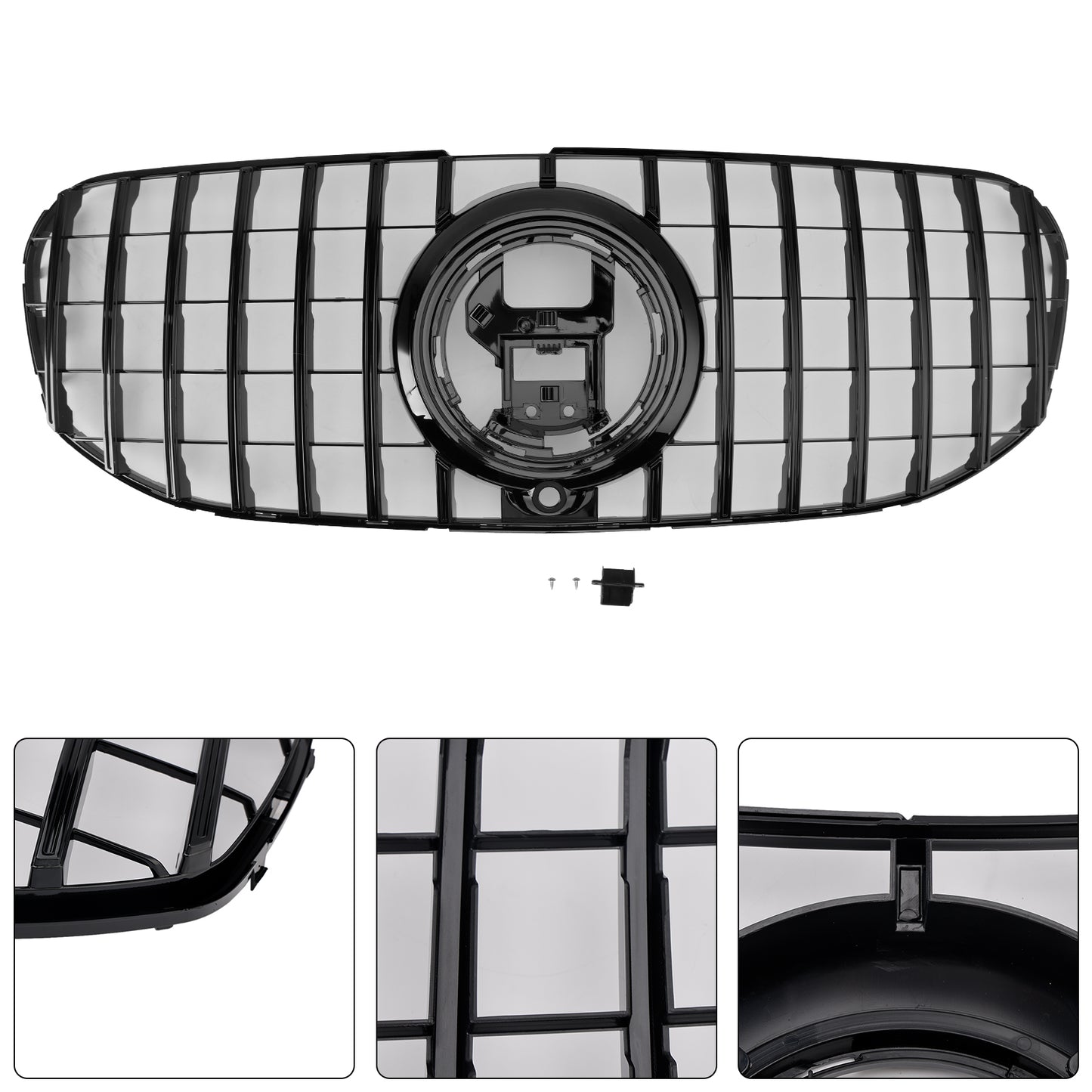 Per Mercedes Benz X167 GLS450 GLS580 2020-2023 Griglia per paraurti anteriore